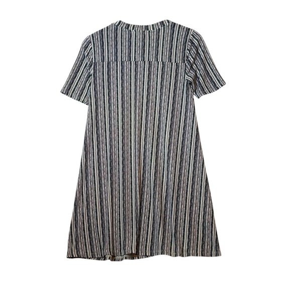 BCBGeneration Black and White Striped Sheath Mini Dress - Picture 2 of 8
